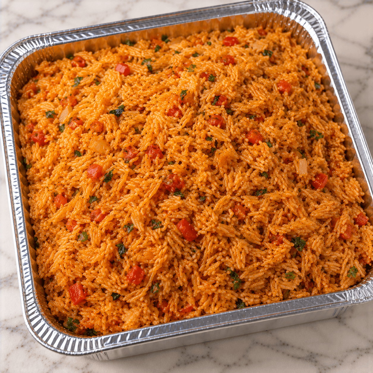 Coconut Jollof Rice illustration
