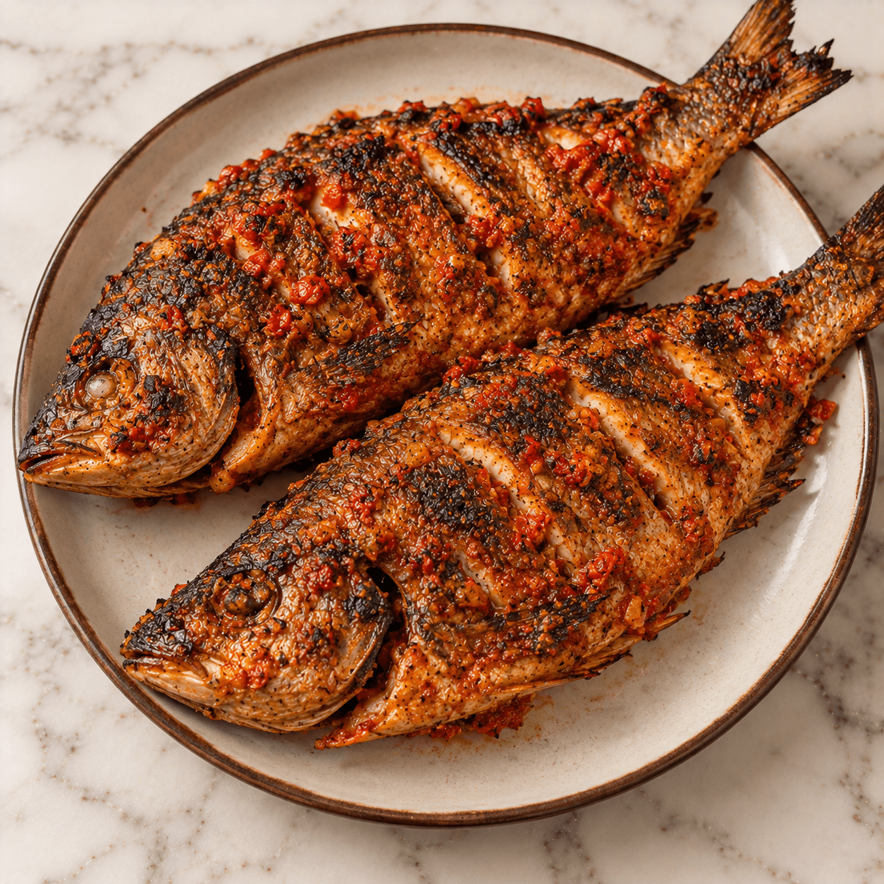 Whitening Fish Grilled illustration