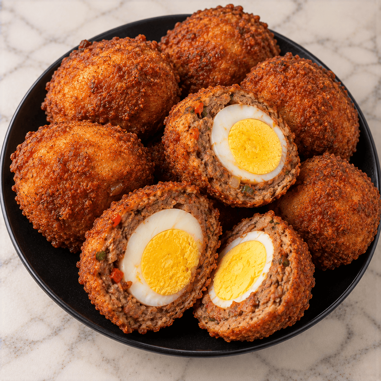 Scotch egg illustration
